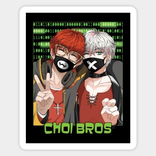 Mystic Messenger 707 and Unknown Choi Bros Magnet